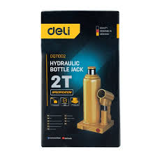 Deli EDQ71002 2T Hydraulic Bottle Jack – Heavy Duty Compact Hydraulic Lifting Jack for Automotive, Workshop and Industrial Use - Image 3