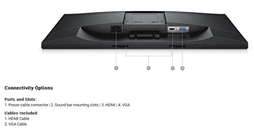 Dell 24 Inch E2418HN LED Full HD Monitor (210-AMOC) - Image 2
