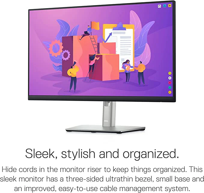 Dell 24 Monitor (P2422H) - Gen 1, 23.8" Inch FHD Display, 1-Year Warranty - Image 2