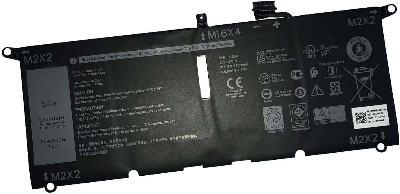 Dell Inspiron 5390 Series Laptop Replacement battery (DXGH8)