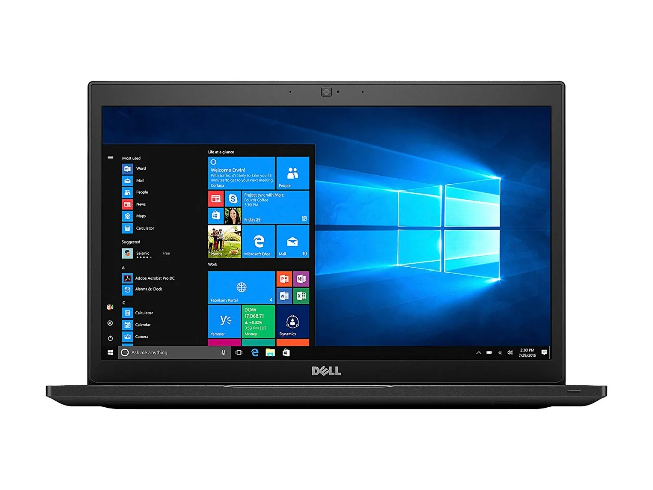 Dell Latitude 7490 Laptop- LAT-7490-00003-BLK - Intel Core i5-8350U, 8GB RAM, 512GB SSD, 14.0 Inch HD Display, Backlit Keyboard, Windows 10 (64bit) English Pro - Image 2