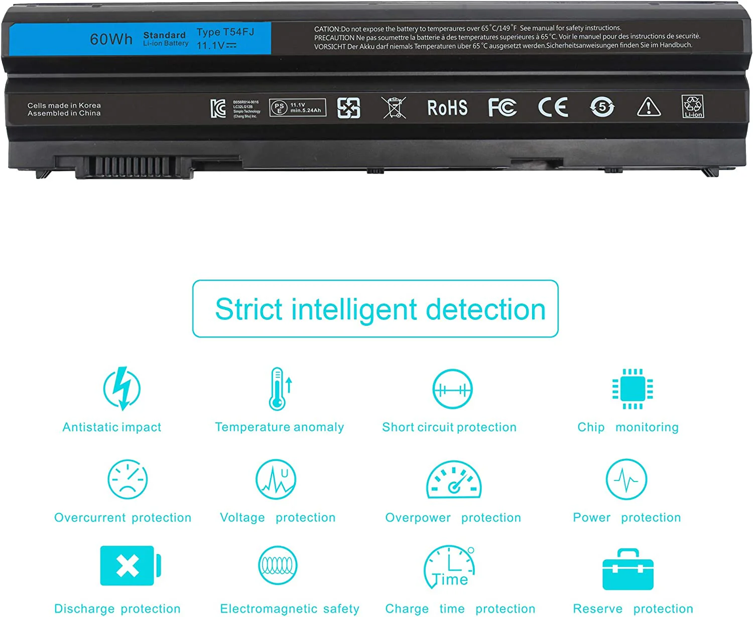 Dell Latitude E6420 Original Laptop Battery - Image 4