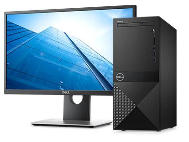 DELL VOSTRO 3670 (N109VD3670EMEA01) - CI5-8400 Processor 4GB DDR4 RAM,8th Gen, 1TB HDD, 18.5 Inch Monitor,DVD Writer Optical Drive, Ubuntu Operating system,Desktop Computer - Image 2