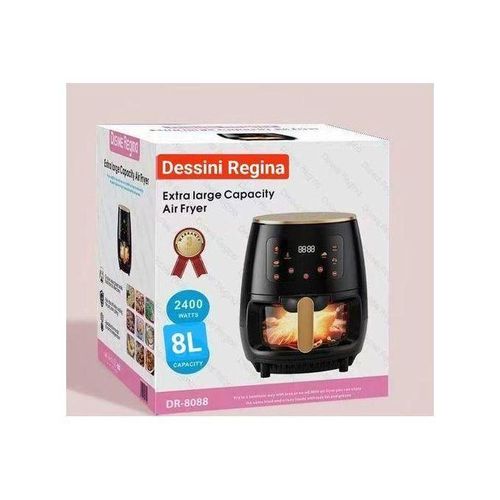 Dessini 8L Glass Oven Air Fryer – Oil-Free Cooking, Adjustable Temperature, Timer – Healthy Kitchen Appliance in Kenya - Image 2