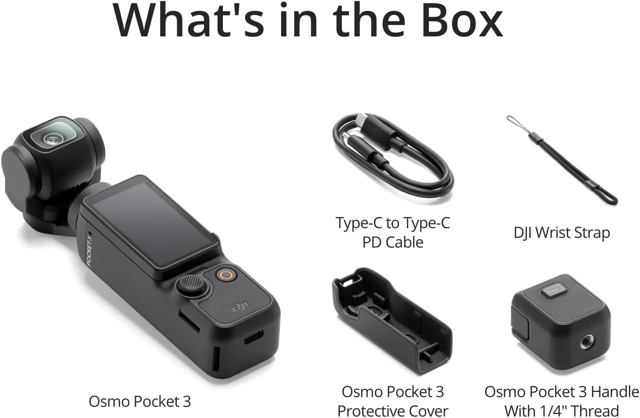 DJI Osmo Pocket 3 Vlogging Camera - 1" CMOS and 4K/120fps Video, 3-Axis Stabilization, Fast Focusing, Face/Object Tracking, Touchscreen, Digital Photos and Videos Camera - Image 5