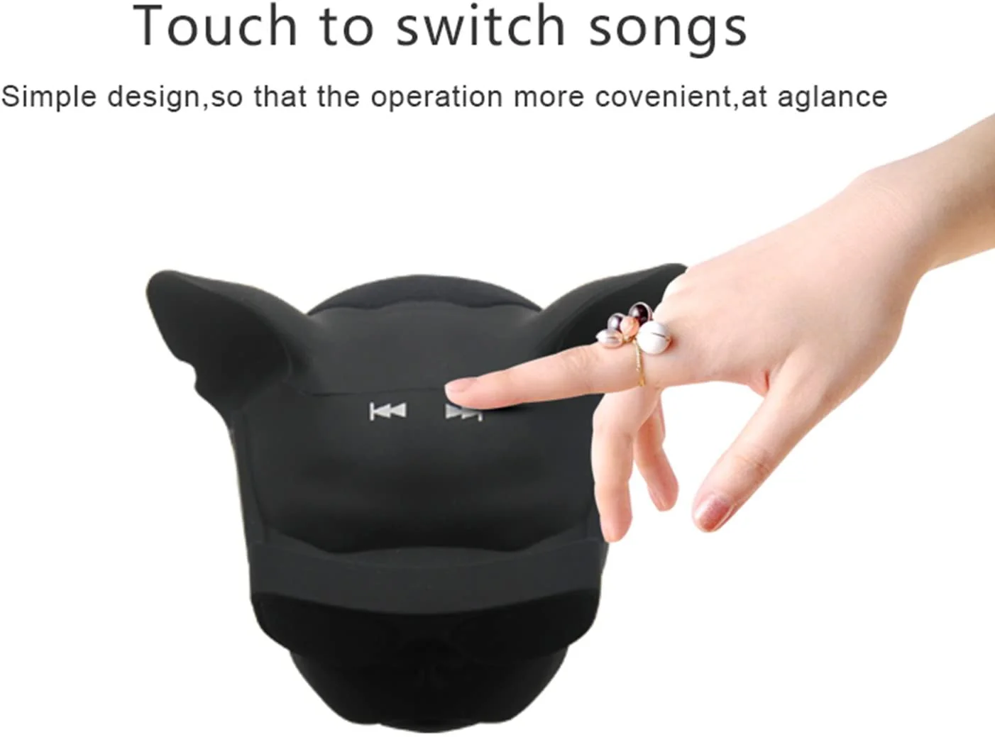 DORNLAT Bulldog Portable Bluetooth Speaker 8W Output Speakers Stereo Custom Cool Artistic Wireless Speaker 4351509932 - Image 4