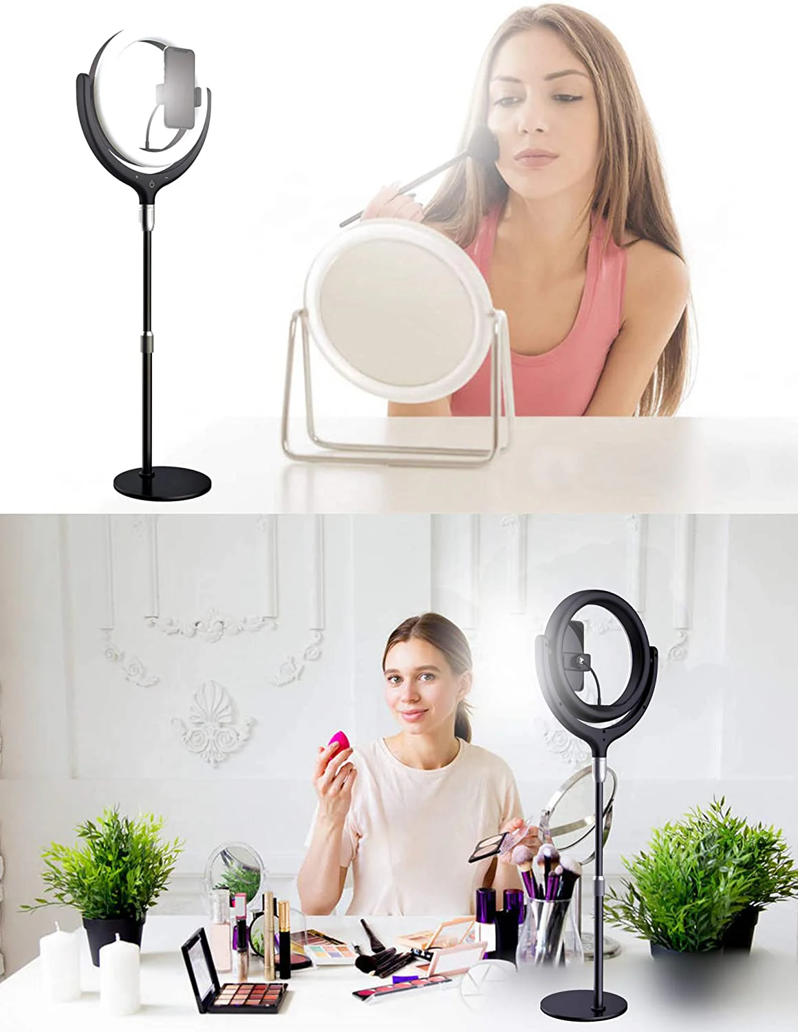 Earldom Selfie Ring light LED lamp with stand - ET-ZP06 - Image 3