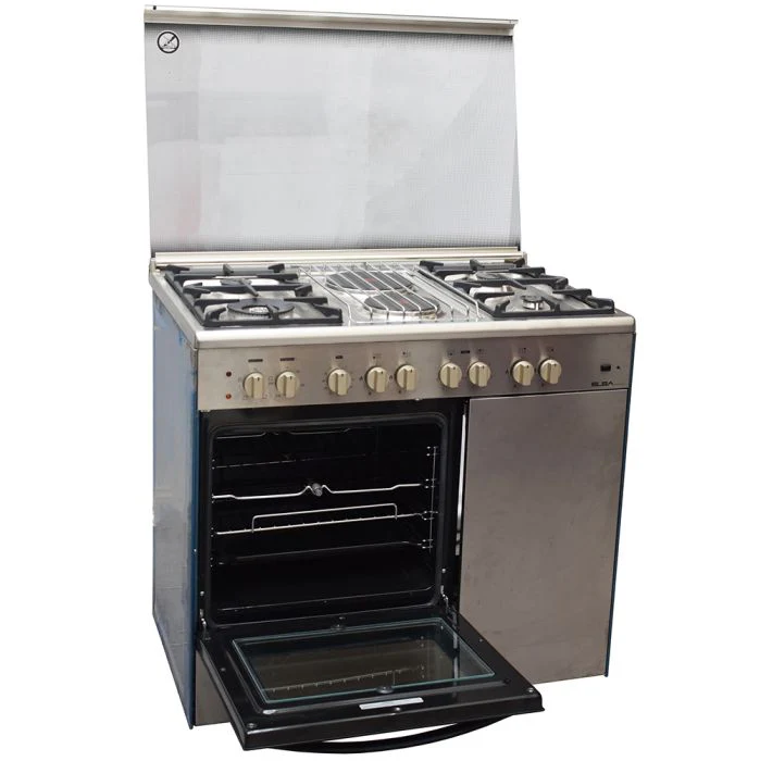 ELBA EB/166 4 Gas + 2 Electric Standing Cooker – Versatile Dual-Fuel Cooking, Powerful Burners, Spacious Oven, Ideal for Home, Office & Commercial Kitchens - Image 2