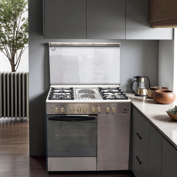 ELBA EB/166 4 Gas + 2 Electric Standing Cooker – Versatile Dual-Fuel Cooking, Powerful Burners, Spacious Oven, Ideal for Home, Office & Commercial Kitchens - Image 4