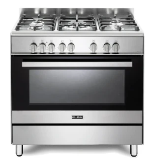 ELBA EB/268 5-Burner Gas Cooker 90x60 – Powerful Cooking, Durable Design, Easy-to-Use Controls, Ideal for Home, Kitchen