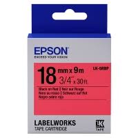 Epson Label Cartridge Pastel  LC-5RBP9 Black on Red tape 18MM (9M) (C53S626400) - Image 3