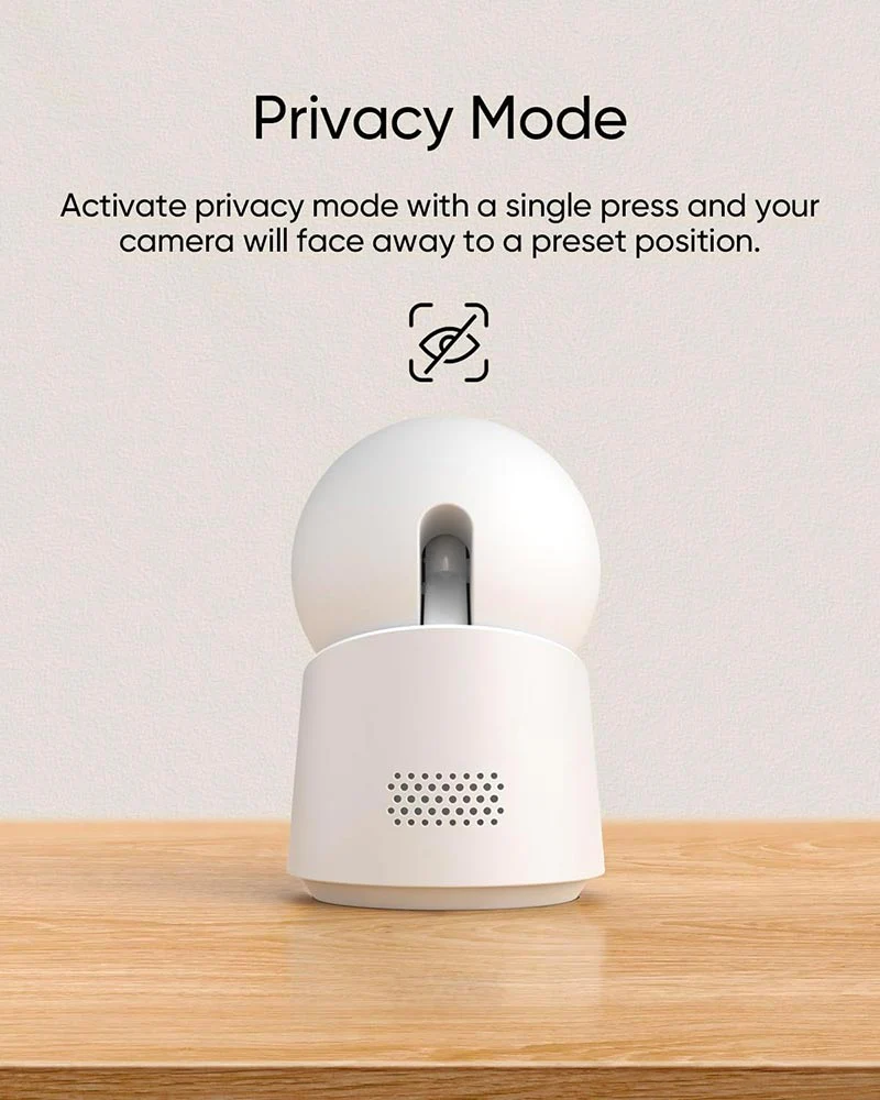 Eufy Security C220 Indoor Cam T8W11221 - 2K smart indoor pan & tilt security camera with AI motion tracking, night vision and real-time home surveillance for enhanced home safety and monitoring - Image 5
