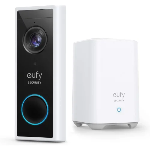 Eufy T82101W1 2K Battery-Powered Video Doorbell- Wireless 2K HD smart doorbell with AI human detection, motion alerts and two-way audio for secure home monitoring - Image 2