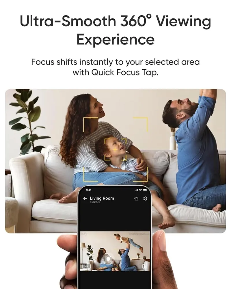 Eufy E30 4K UHD Indoor Security Camera T8417221 - Ultra-clear home surveillance with real-time monitoring and smart indoor protection - Image 7