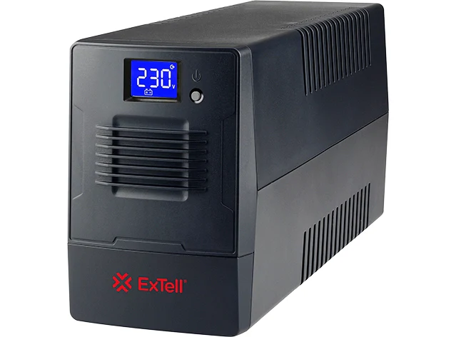 ExTell Atom 650VA Line Interactive UPS Desk Type Battery Backup (EATM650CD)