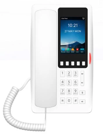 Fanvil H6W Hotel Wireless IP Phone – 2 SIP Lines, 3.5" IPS Screen, Wi-Fi 6, HD Voice, PoE - Image 2