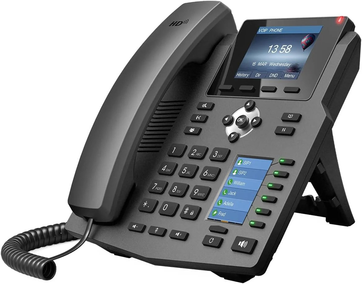 Fanvil X4G Enterprise IP Phone with 4 SIP Lines - Image 2