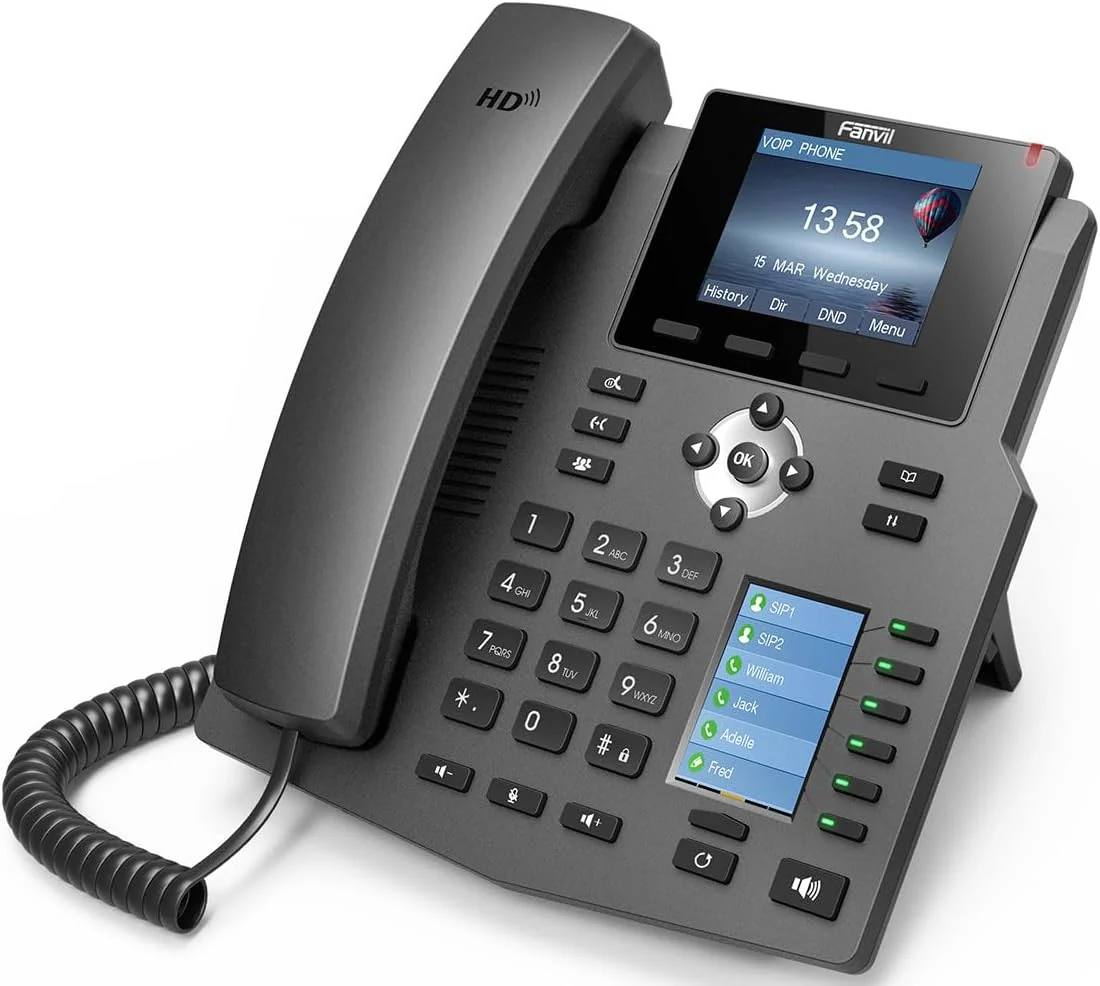 Fanvil X4G Enterprise IP Phone with 4 SIP Lines - Image 3