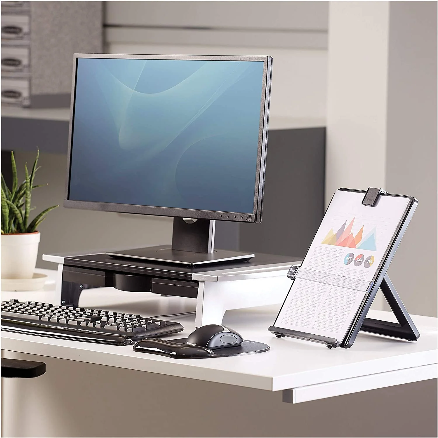 Fellowes Workstation Document Holder Black (21106) - Image 4