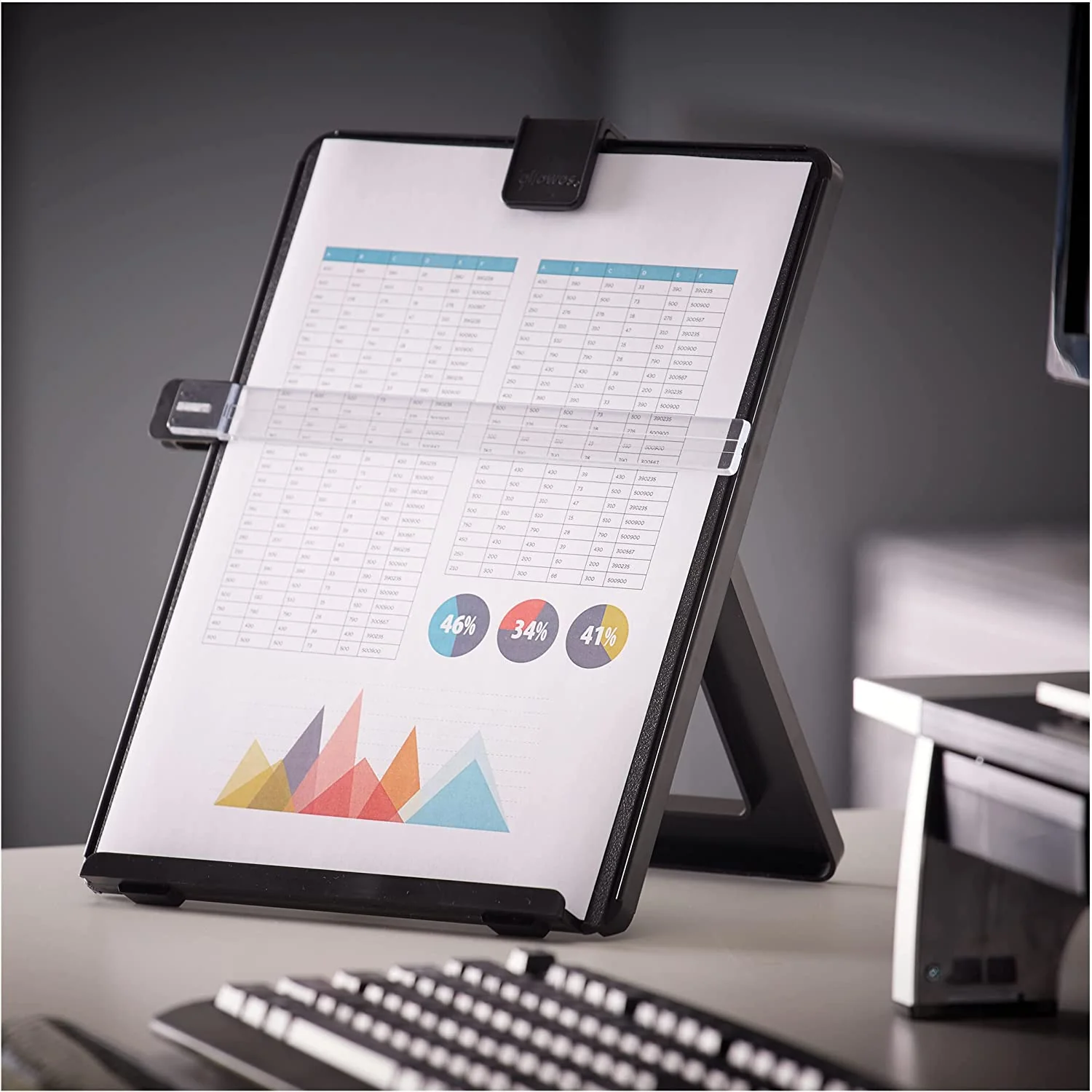Fellowes Workstation Document Holder Black (21106) - Image 5