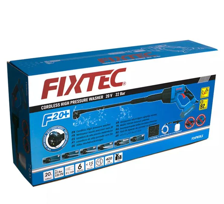 Fixtec FCHPW20LX-2 Cordless High Pressure Washer 20V – Portable Power Cleaner - Image 2