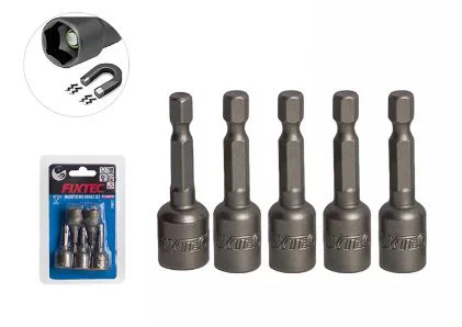 Fixtec FHID08 Magnetic Nut Socket Set 5PCS – Heavy Duty Impact-Ready Sockets for Automotive & DIY - Image 2