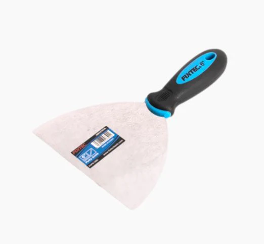 Fixtec FHPK1006 Putty Knife – Stainless Steel Blade, Ergonomic Handle, 2-inch – 50mm Scraper for Spackle, Paint & DIY Projects