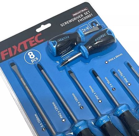Fixtec FHSD0801 8PCS Screwdriver Set – Precision Hand Tools for DIY, Automotive & Household Use - Image 2