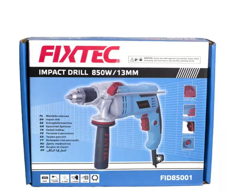 Fixtec FID85001 850W Impact Drill - High-Power Electric Hammer Drill for Concrete & Steel - Image 4