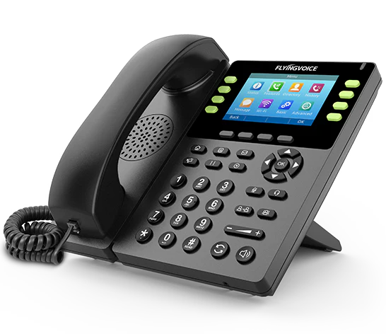 Flyingvoice (FIP14G) Enterprise Wireless Gigabit Desktop IP Phone - Image 4