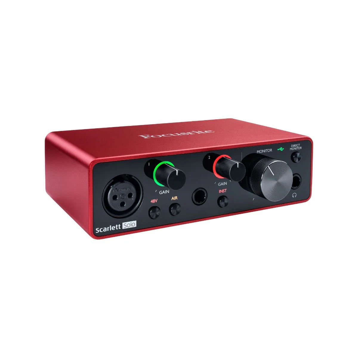 Focusrite Scarlett Solo 3rd Gen USB Audio Interface Recorder -High-Fidelity, Studio Quality Recording