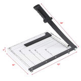 Foska HB801C Stationery Office Paper Trimmer - Stainless Steel, Single-blade Cutter
