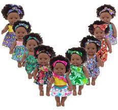 Fun African Realistic Washable Doll Toys - Beautiful Gift, Black Doll Baby Girl Toys, With Clothes - Image 2
