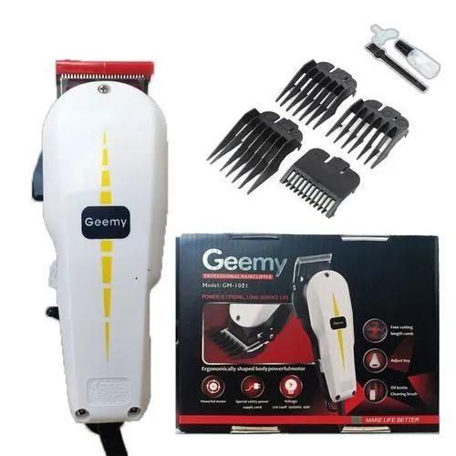 Geemy GM-1021 Professional Hair Clipper – Cordless Rechargeable Beard & Hair Trimmer for Barbers