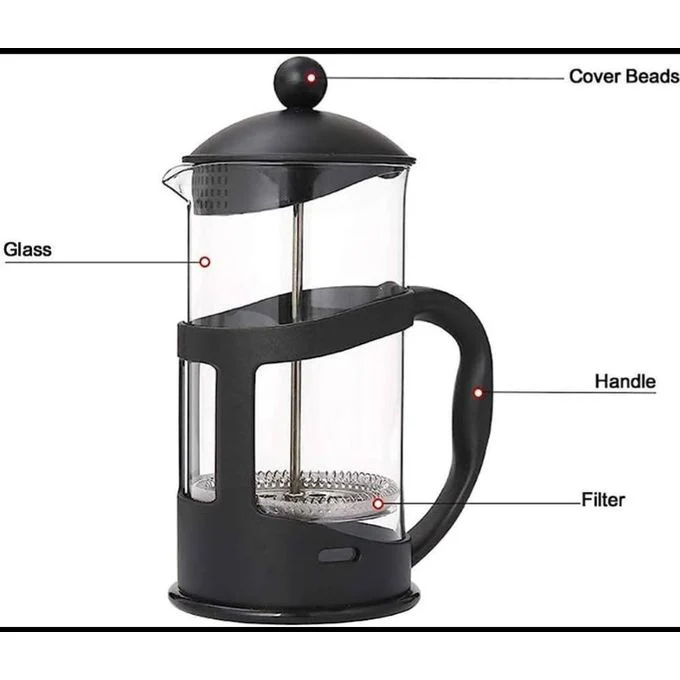 Generic French Press 800ml Coffee Maker – Simple and effective brewing solution for rich, flavorful coffee at home or in the office - Image 2
