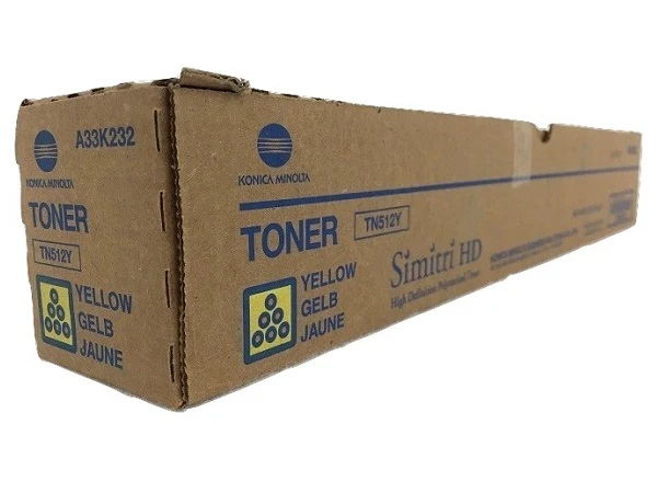 Genuine Konica Minolta TN512Y Yellow Toner Cartridge - Image 3