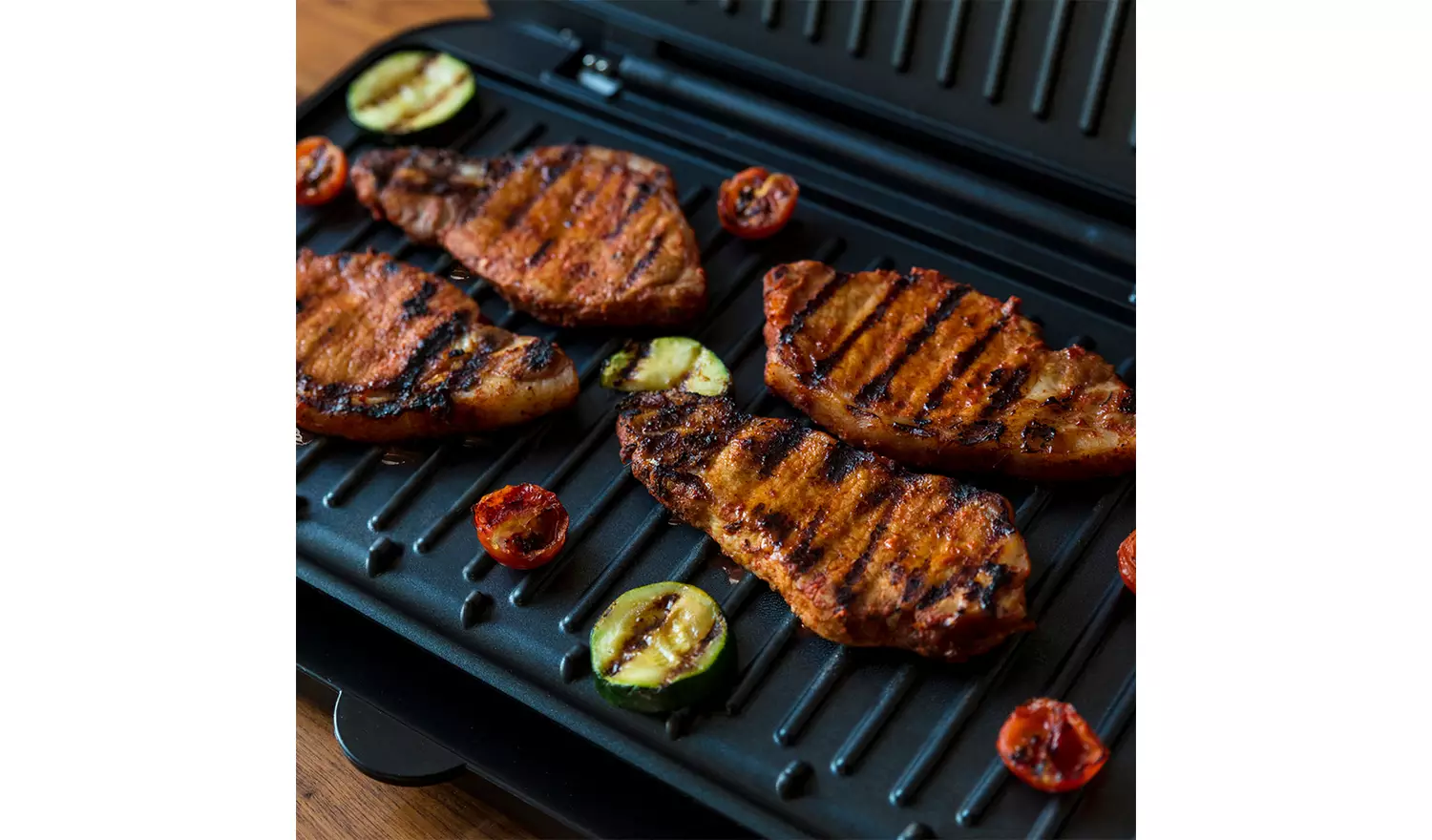 George Foreman 25820 Large Fit Grill - Non-stick plates, 2400 watts - Image 3