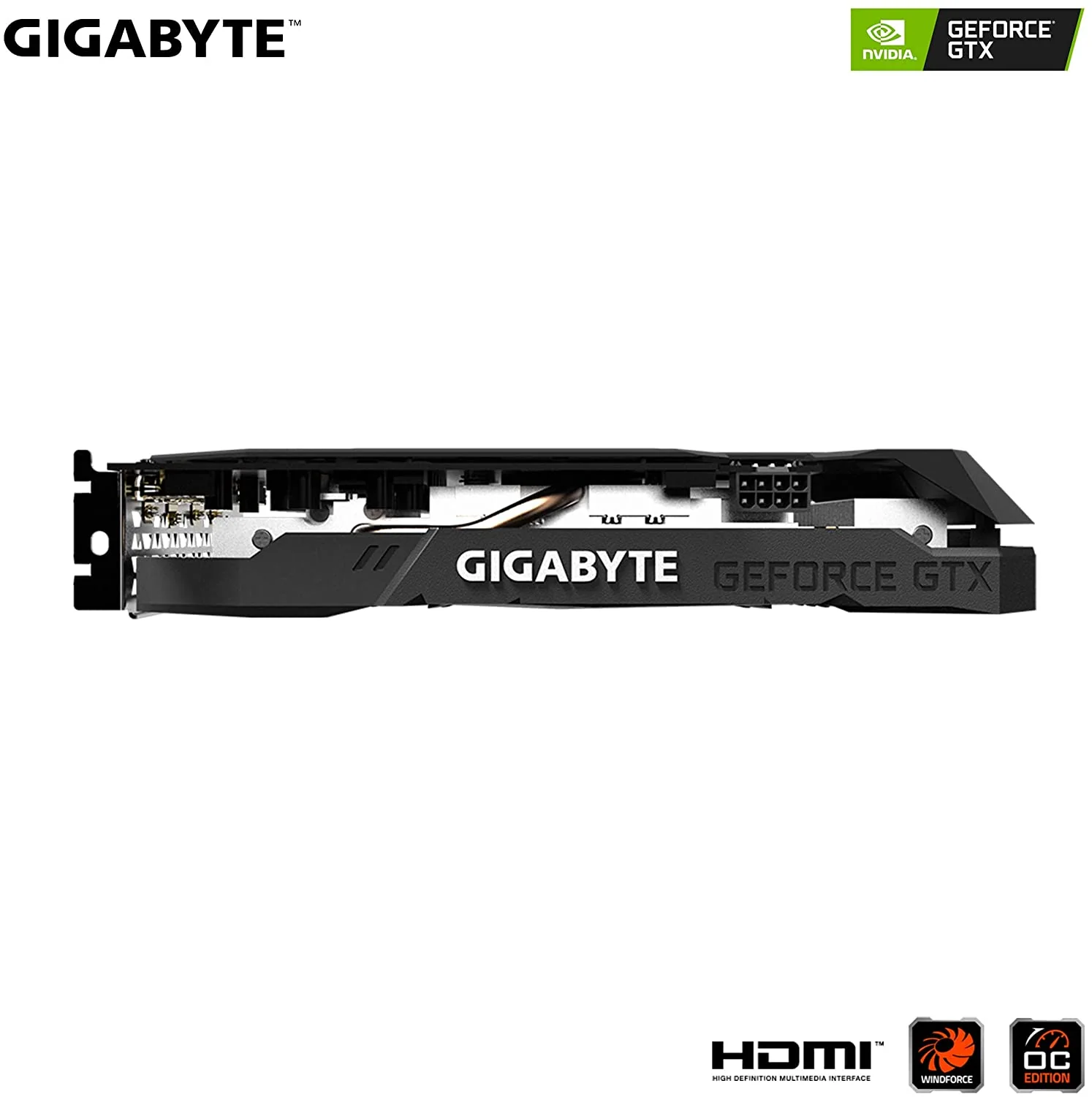 GIGABYTE GeForce GTX 1660 Ti OC 6G 192-bit GDDR6 DisplayPort 1.4 HDMI 2.0B with Windforce 2X Cooling System Graphic Cards- Gv-N166TOC-6GD - Image 5