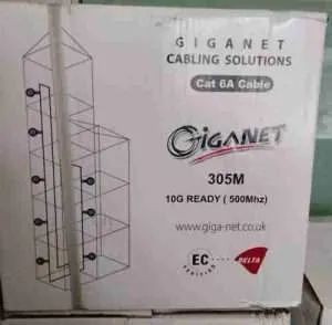 Giganet Category 6A Solid U/UTP PVC INDOOR Cable