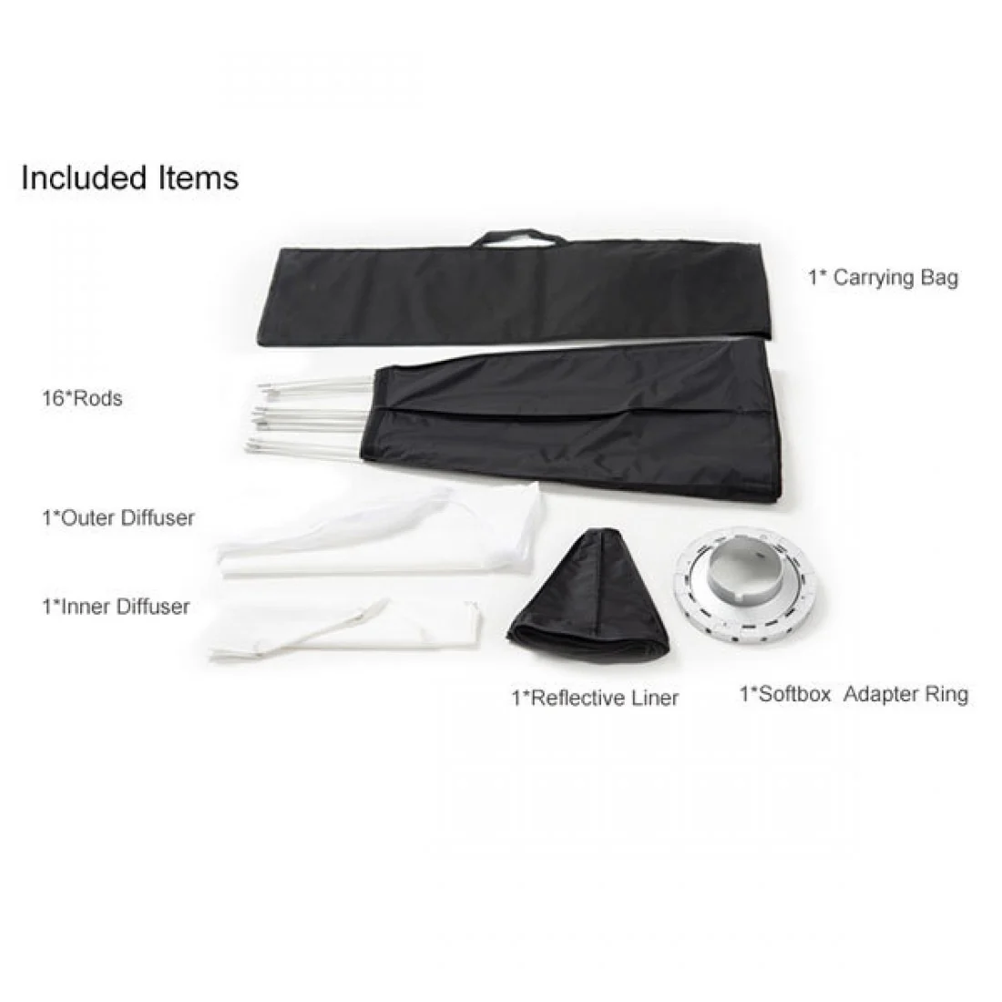 Godox P120H Parabolic Softbox for Bowens Mount – 120cm Deep Parabolic Studio Light Modifier for Professional Photography, Video Production, Portrait, and Cinematic Lighting Control Applications - Image 4