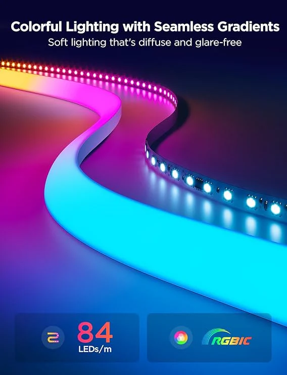 Govee 5M Neon Rope Light for Wall Lining - Image 2