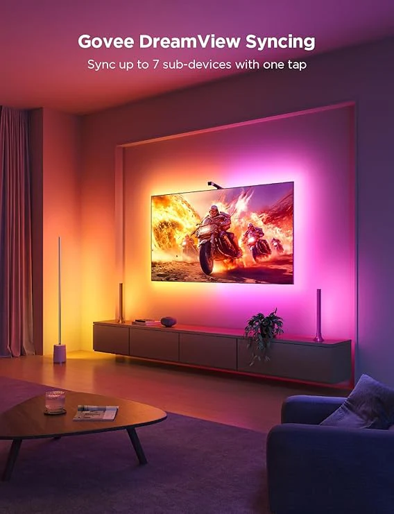 Govee TV Backlight 3 Lite with Fish-eye Correction Function Sync to 75-85 Inch - Image 5