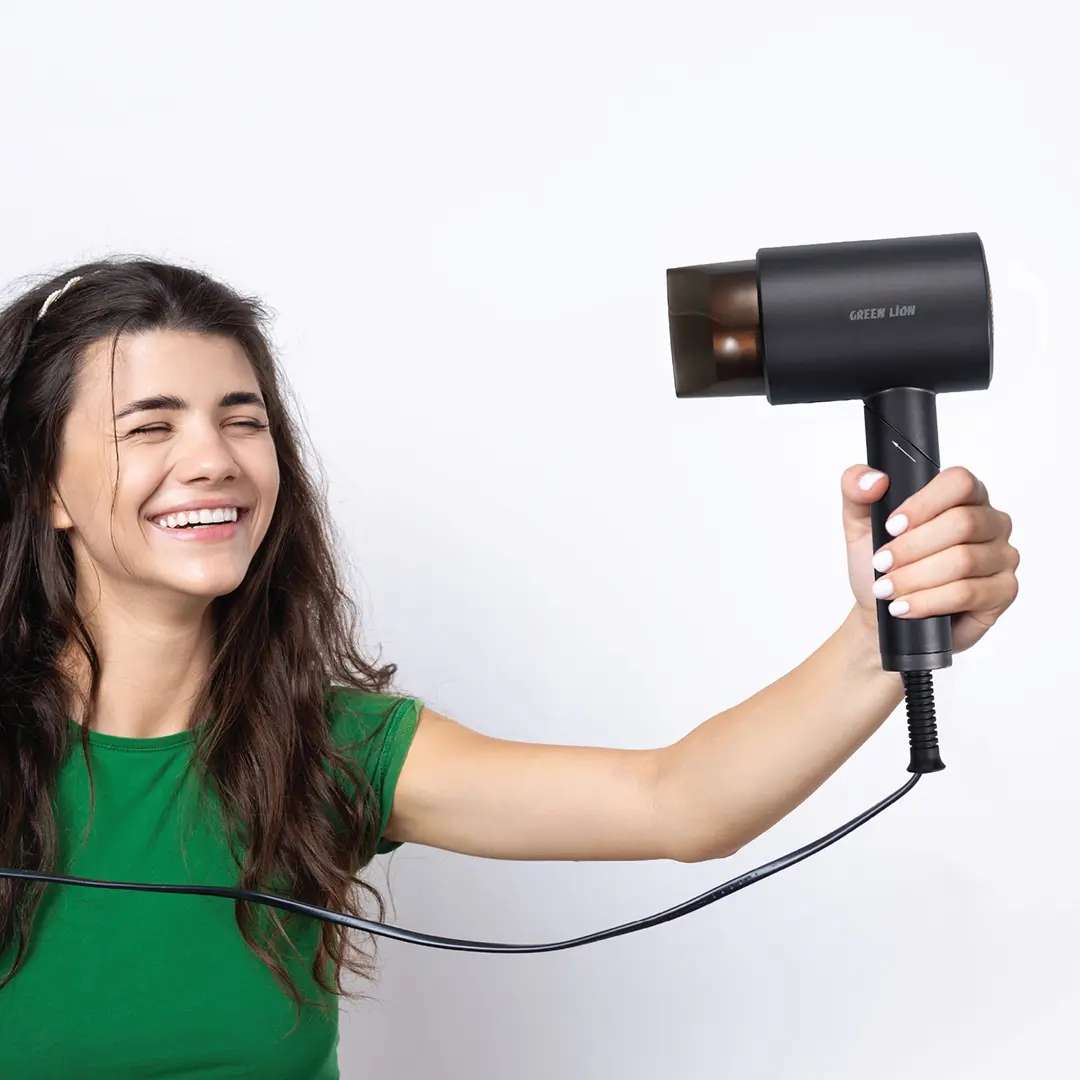 Green Lion Foldable Hair Dryer 1200W - Image 2