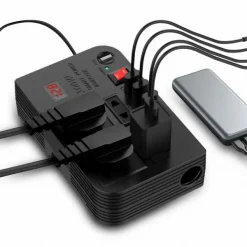 Green Lion Spark 3 Power Inverter - 300W, 4 USB port, Universal Pin sizes - Image 4