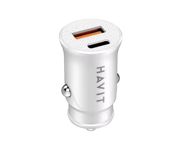 Havit CC2022 Super Mini Fast Charging USB C Car Charger 20W PD Car Charger Adapter