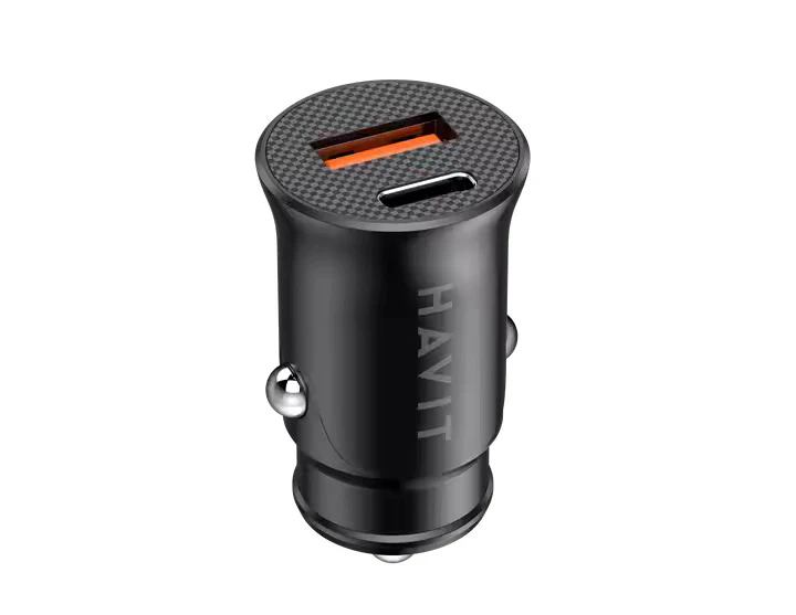 Havit CC2022 Super Mini Fast Charging USB C Car Charger 20W PD Car Charger Adapter - Image 5