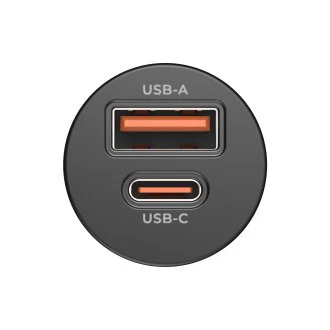 Havit CC2043 30W Dual-Port Car Charger DriveCharge Pro – Fast Charging USB + USB-C Car Adapter for Smartphones, Tablets, and In-Car Power Use - Image 2