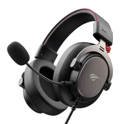 Havit H2015E Gaming Headphone – Heavy Duty 53mm Driver Wired Gaming Headset with Detachable Mic for PC, PS4, PS5, Xbox, Mobile Gaming and Professional Multimedia Use