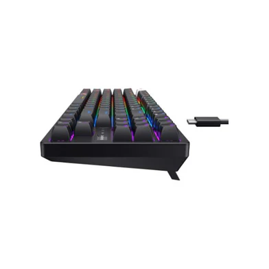 Havit KB892L 87-Keys RGB Backlit USB Wired Mechanical Gaming Keyboard Blue Switch - Image 4