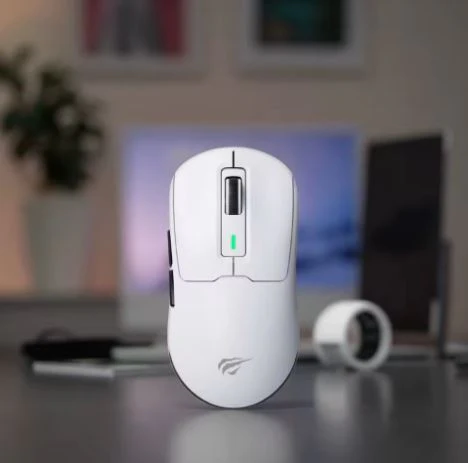Havit MS969SE Tri-Mode Gaming Mouse – Ultra-Fast Wired, 2.4G Wireless & Bluetooth 5.1, Ergonomic RGB Mouse for PC, Mac, Laptop Gaming and Work - Image 4